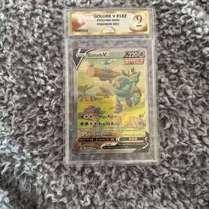 Pokémon TCG Golurk V 182/203 Alternate Full Art Evolving Skies Ultra Rare